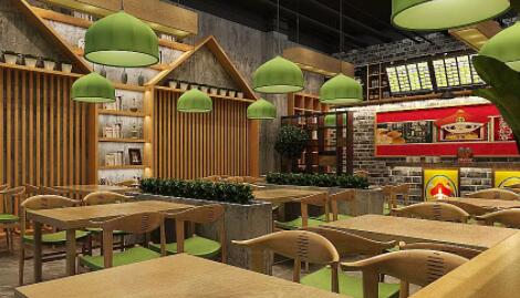 古塔如何设计中式快餐店打造中式风味